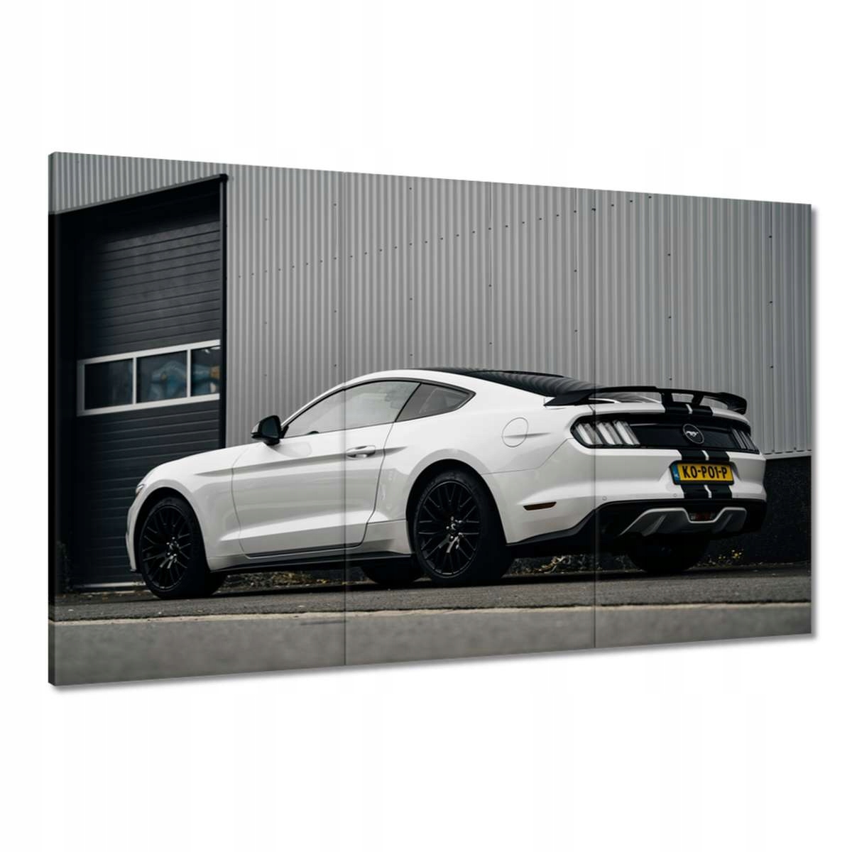 Obrazy 120x80 Ford Mustang s pruhy
