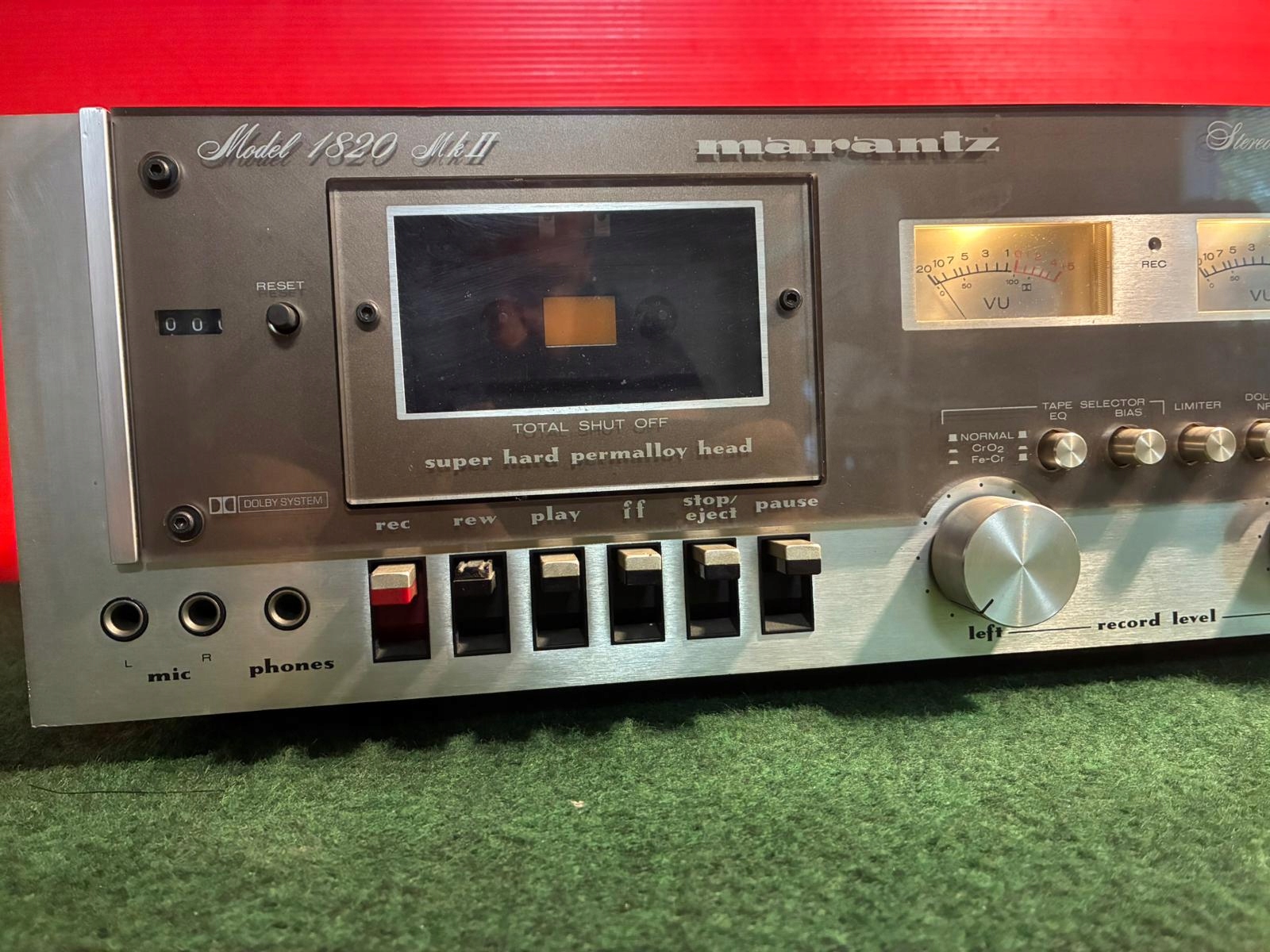Marantz 1820 MkII magnetofon kasetowy vintage VU