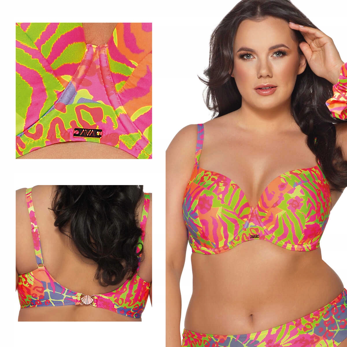 Ava Plavková podprsenka Sk 187 fluo 65E