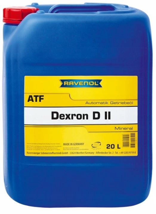 OLEJ PRZEKŁADNIOWY ATF DEXRON II 20L