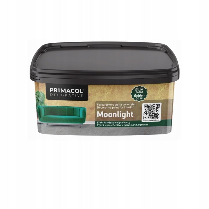 Primacol Farba dekoracyjna Moonlight 1l baza złota efekt księżycowej pośiat