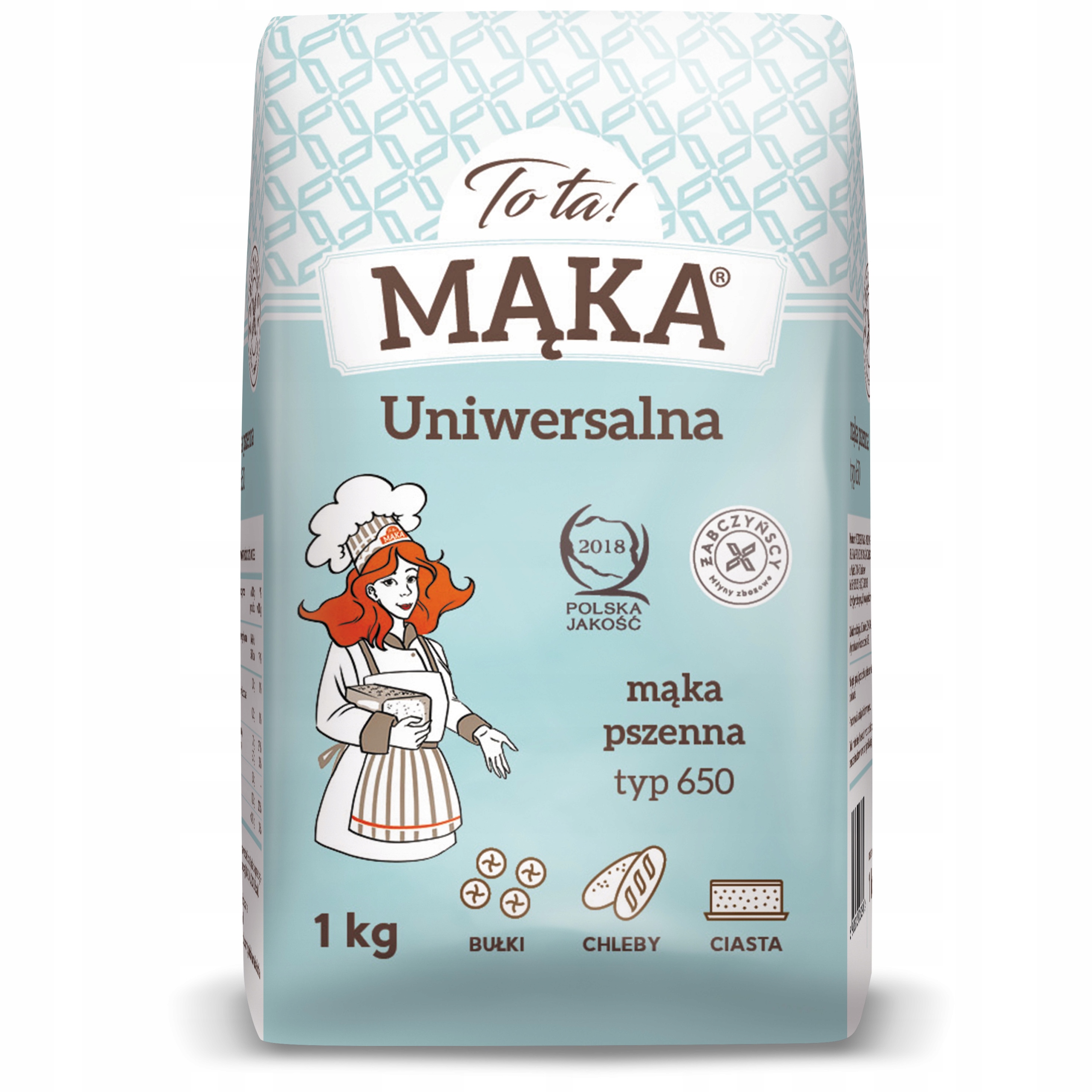 Levně 13X To je ta mouka ToTa! Pšeničná mouka typ 650 univerzální 1 kg