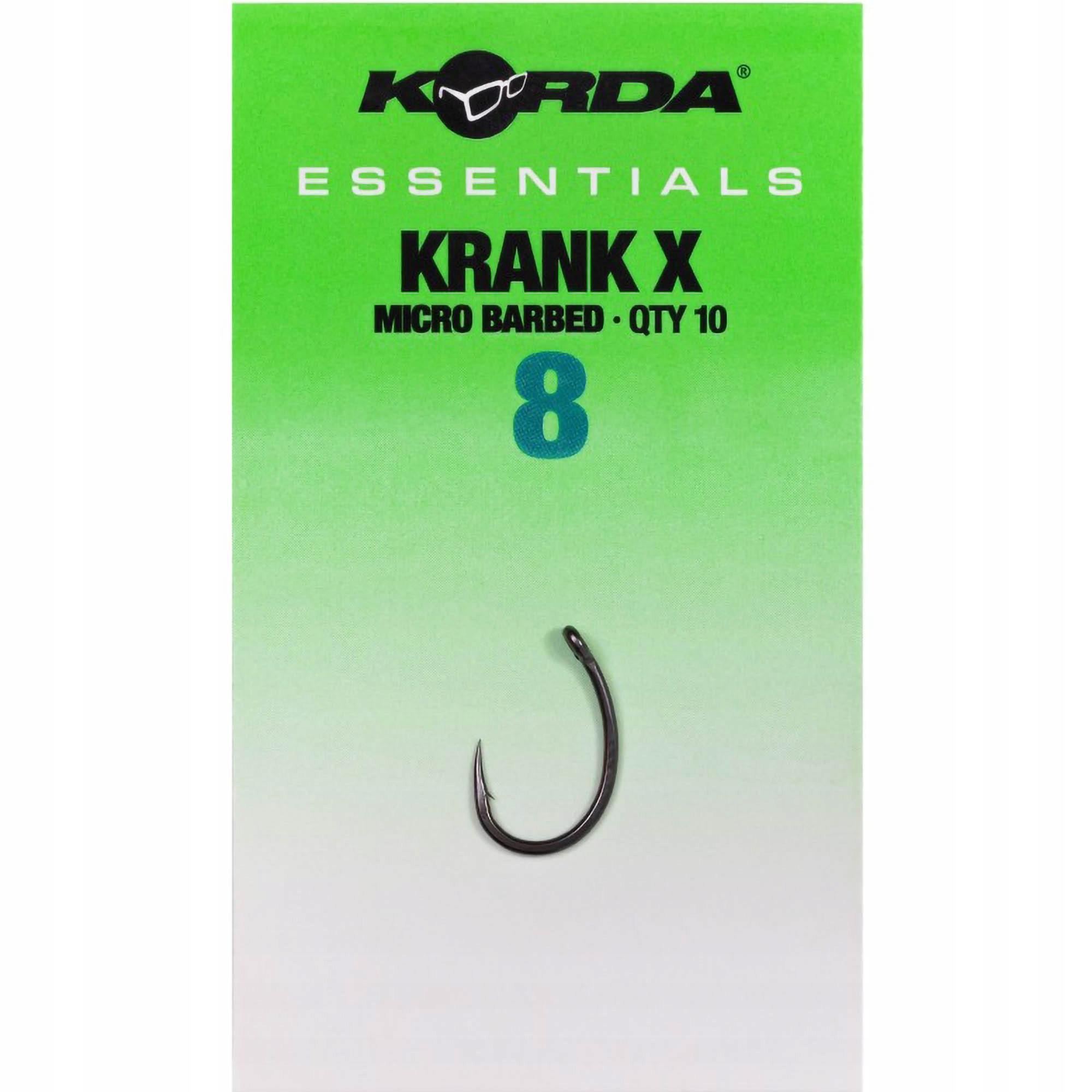 Haczyki Korda Essentials Krank X Barbed 8