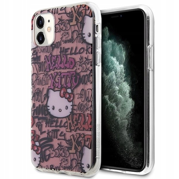 Hello Kitty HKHCN61HDGPTP iPhone 11 Xr 6.1" różowy/pink hardcase IML