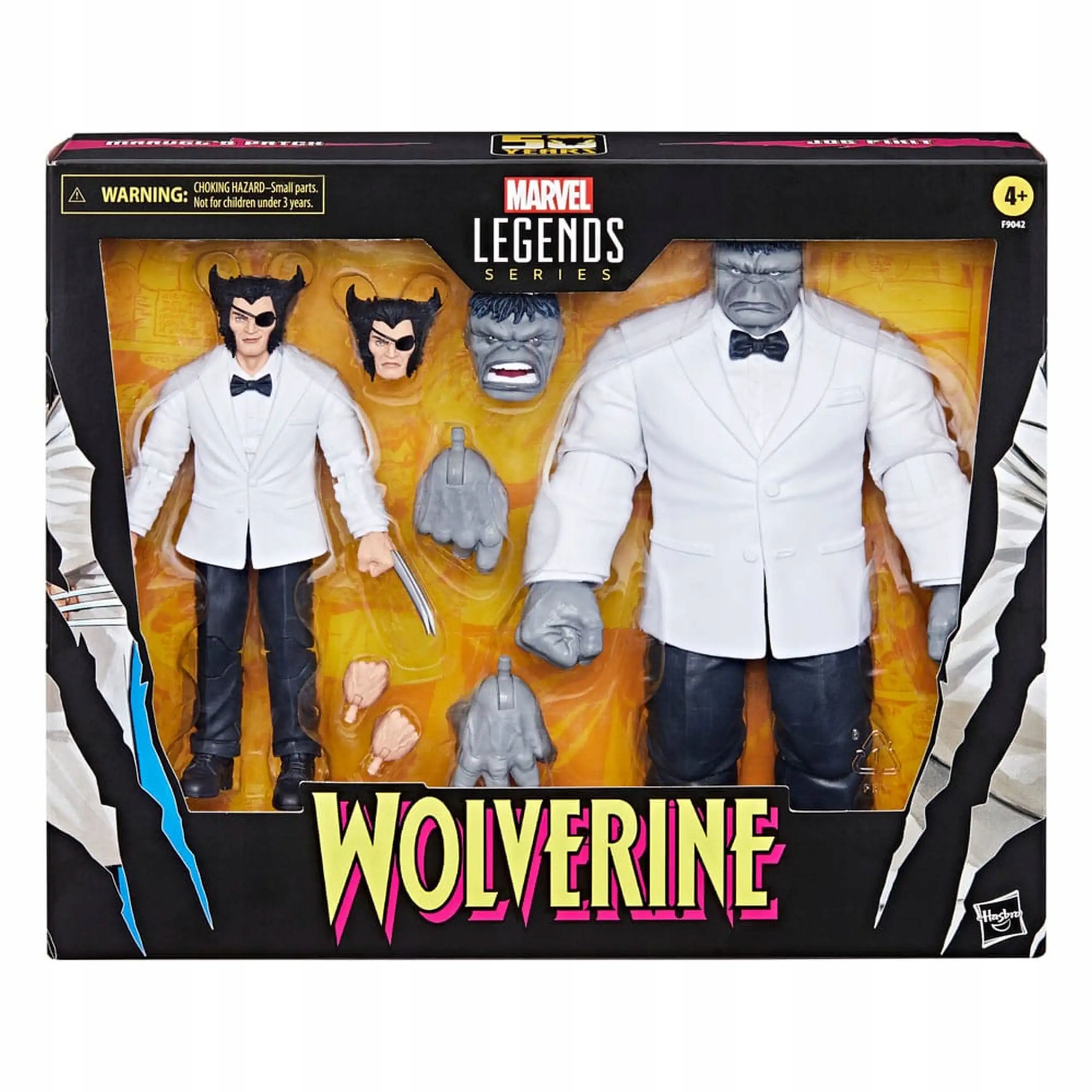 Sada 2 figurek: Wolverine 50. výročí Marvel Legends Akční figurka