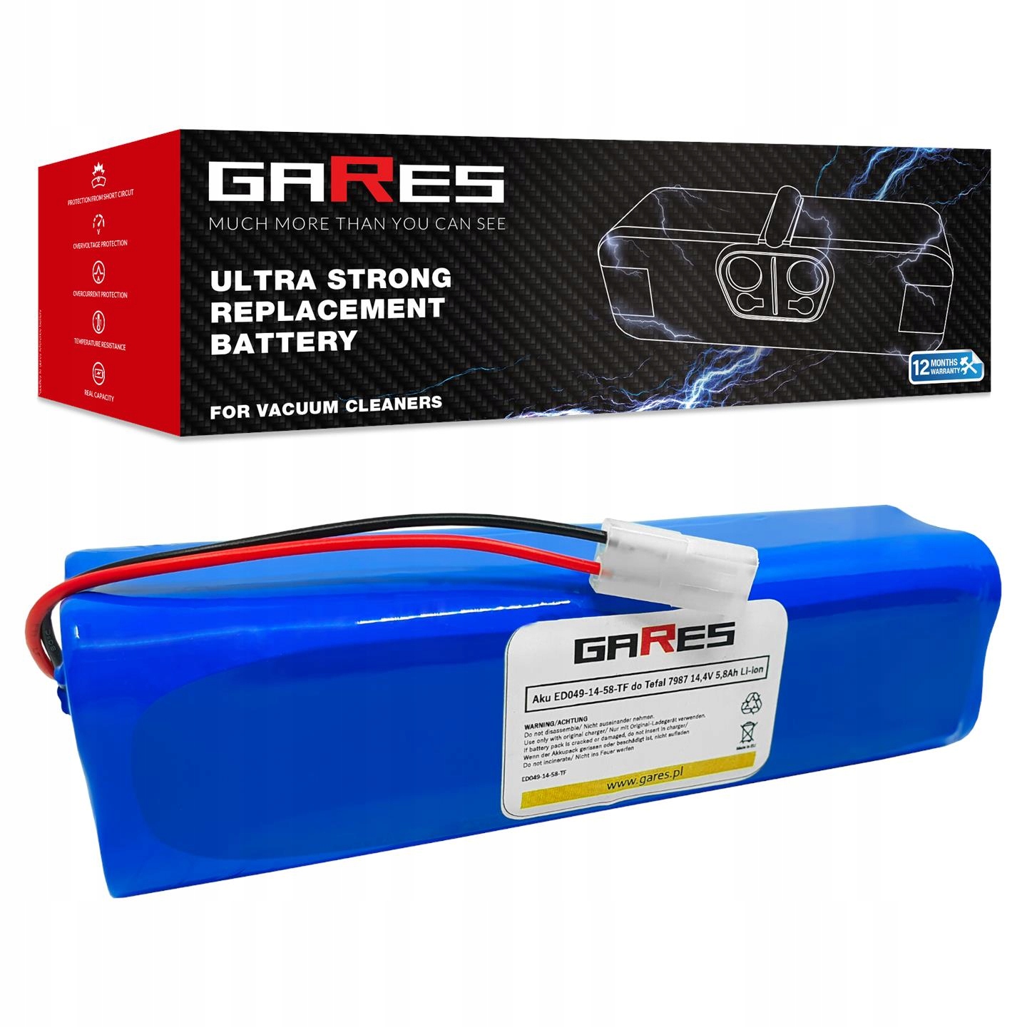 

Bateria do Tefal Serie 95 RG7987 14,4V 5,8Ah