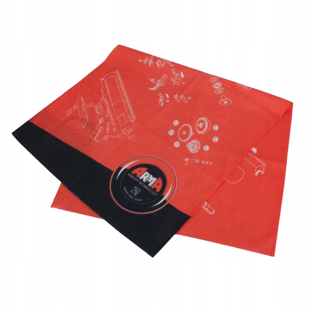 Szalokominiarka Gearbox Bandana Czerwony Długość (cm) 50