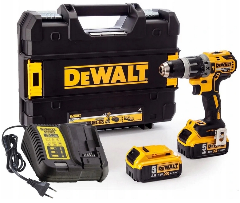 

Wkrętarka 18V 2x5,0Ah Udar DeWALT DCD796P2