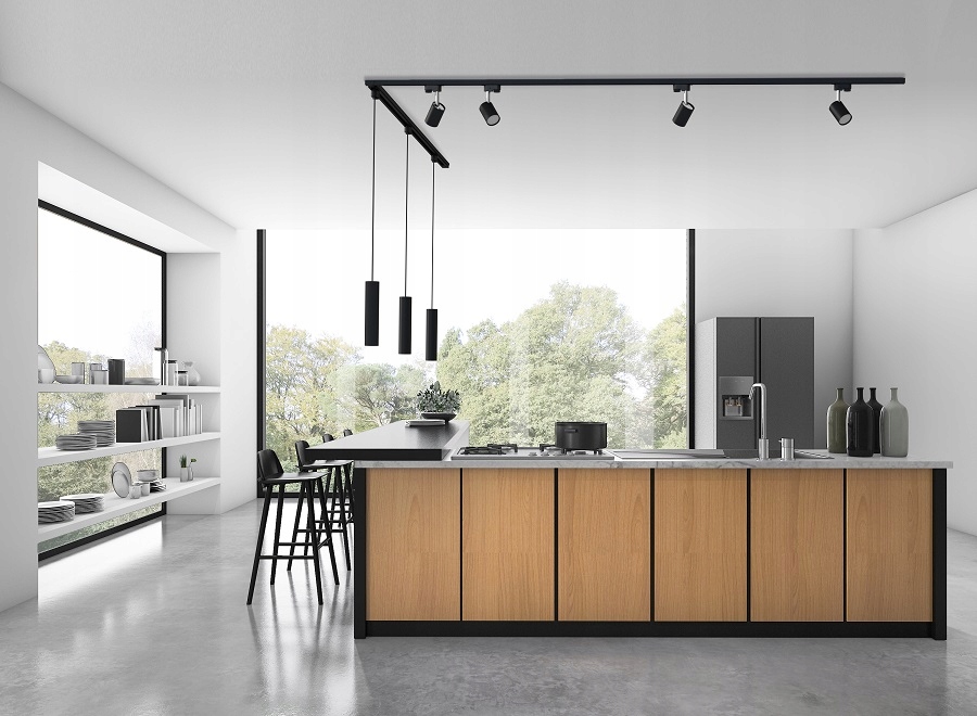 NOWODVORSKI 9452 PROFILE 2m SZYNOPRZEWÓD CZARNY SZYNA PROFILE TRACK BLACK Rodzaj gwintu zintegrowane źródło LED