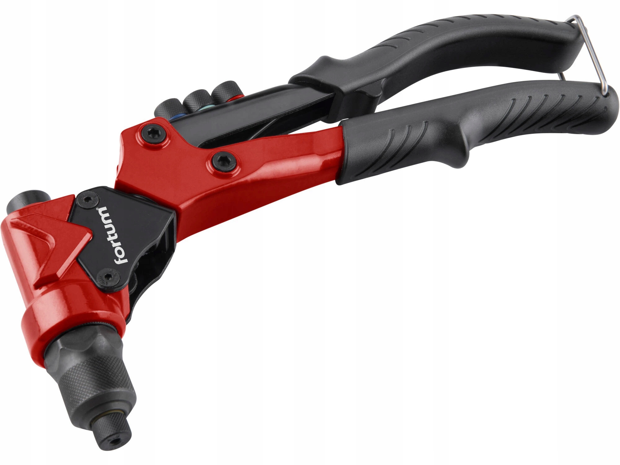 Kliešte nitovacie s otočnou hlavou, 260mm, 2v1, nity 2,4-4,8mm, matice M3-M