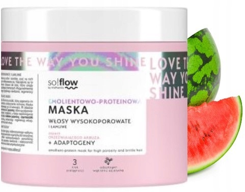 So!flow EMOLIENTOWO PROTEINOWA MASKA do Włosów WYSOKOPOROWATYCH