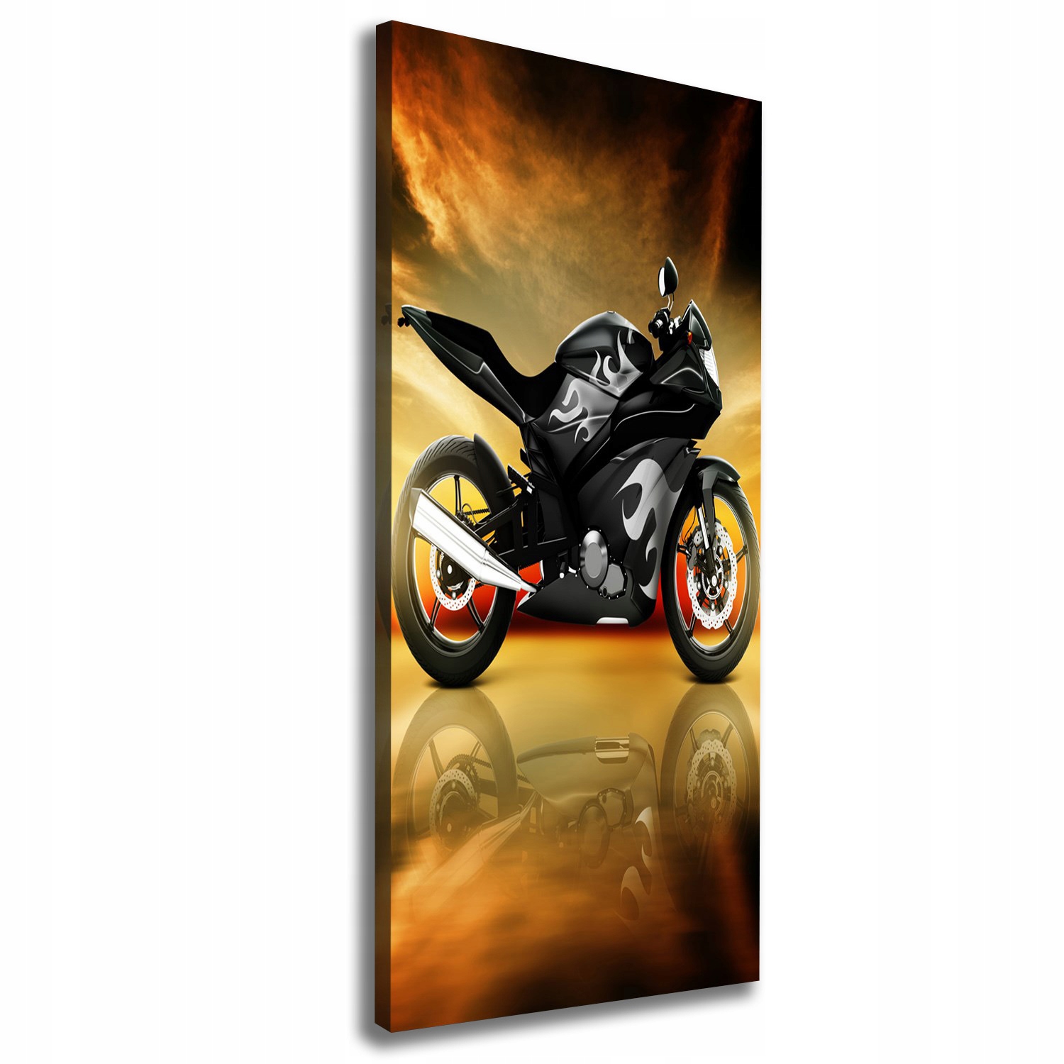

Foto obraz na płótnie do salonu Motocykl 50x125 cm