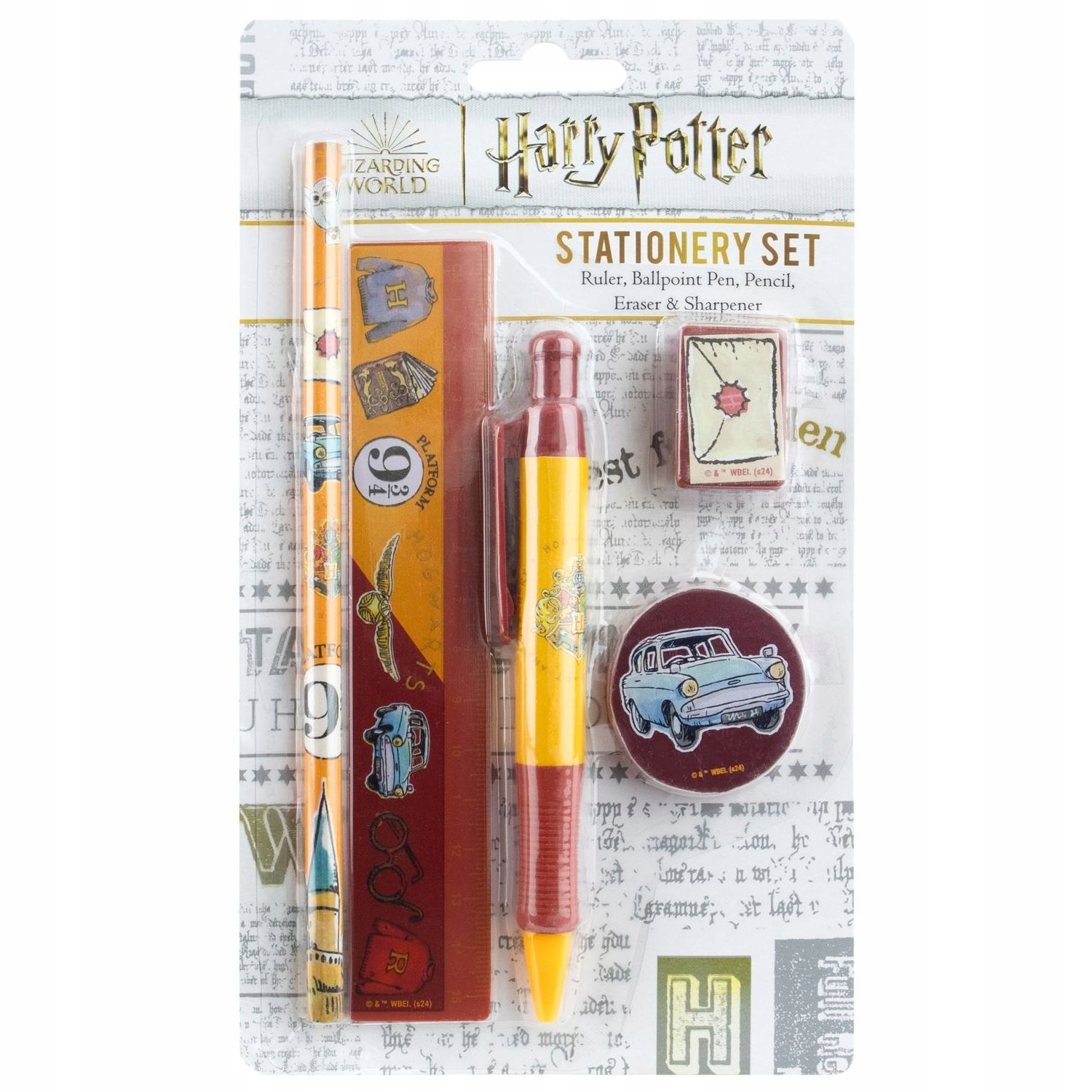 Zestaw przyborów szkolnych Harry Potter