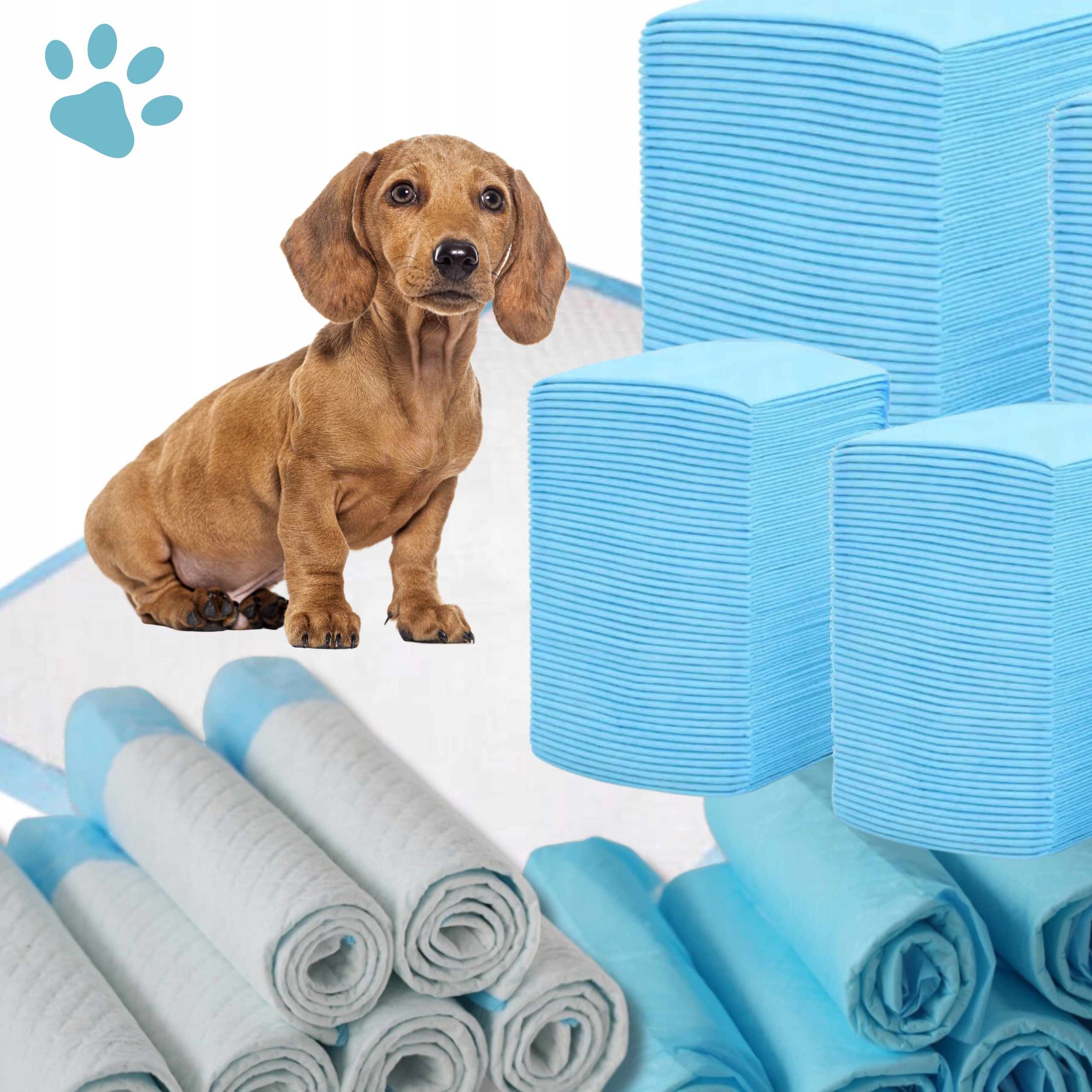 Levně Podložky na přebalování pro psa 60x90 100 Ks