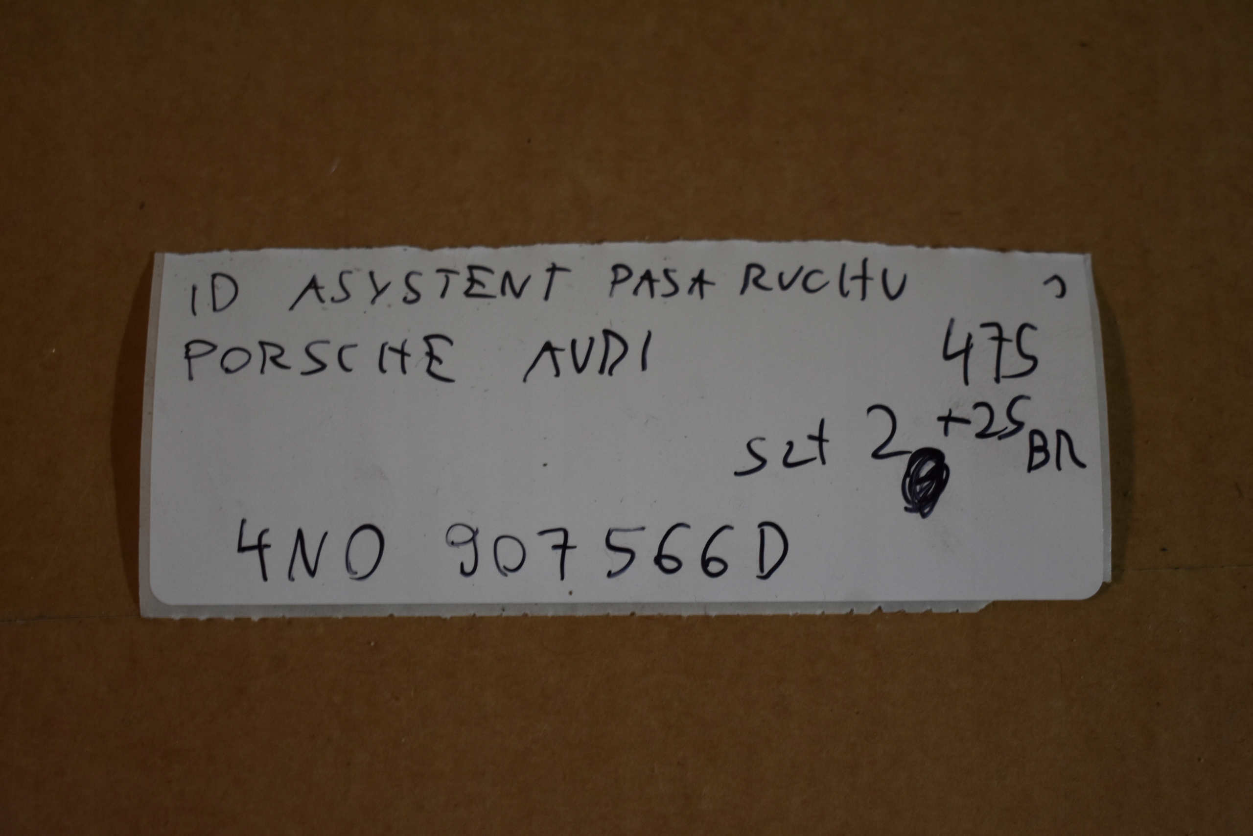 IDEALNY ASYSTENT stěny RUCHU PORSCHE AUDI 1 9