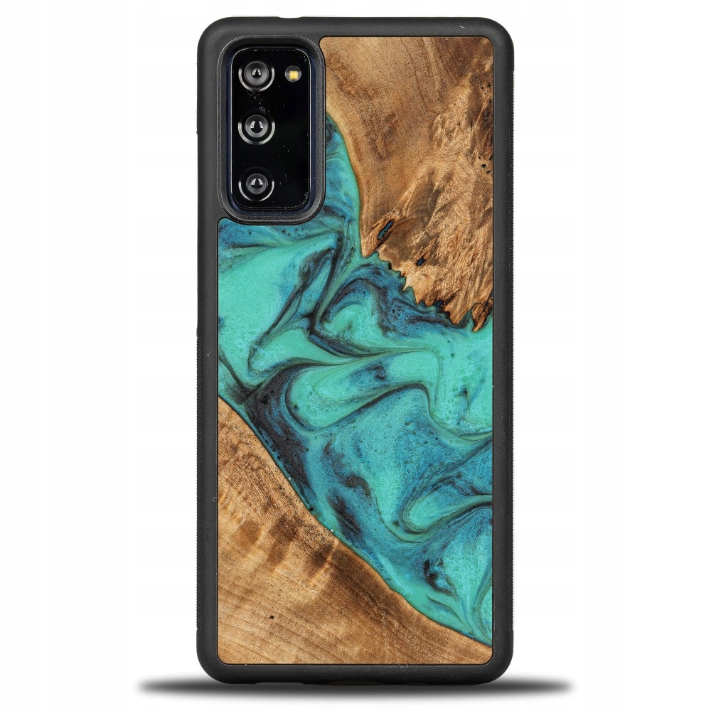 Pouzdro Bewood Unikátní pro Samsung Galaxy S20 Fe Tyrkysové