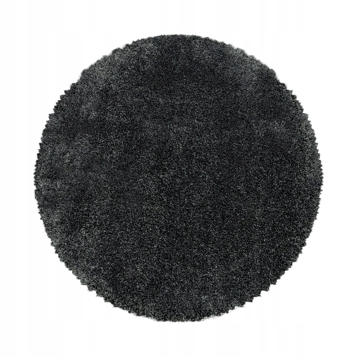 120x120 (průměr) kruh Kusový koberec Fluffy Shaggy 3500 grey kruh