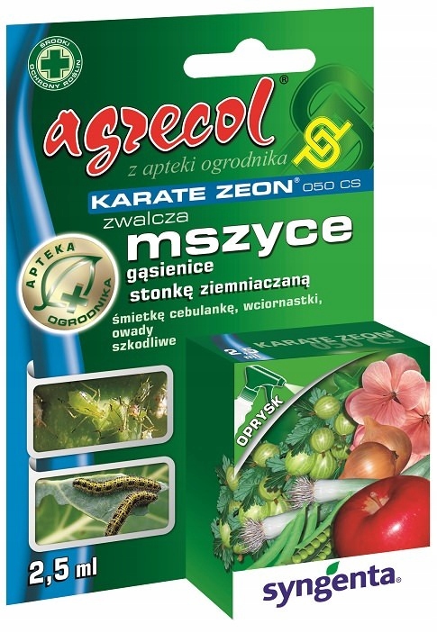 

Karate Zeon 050 Cs 2.5 ml Agrecol na mszyce stonkę