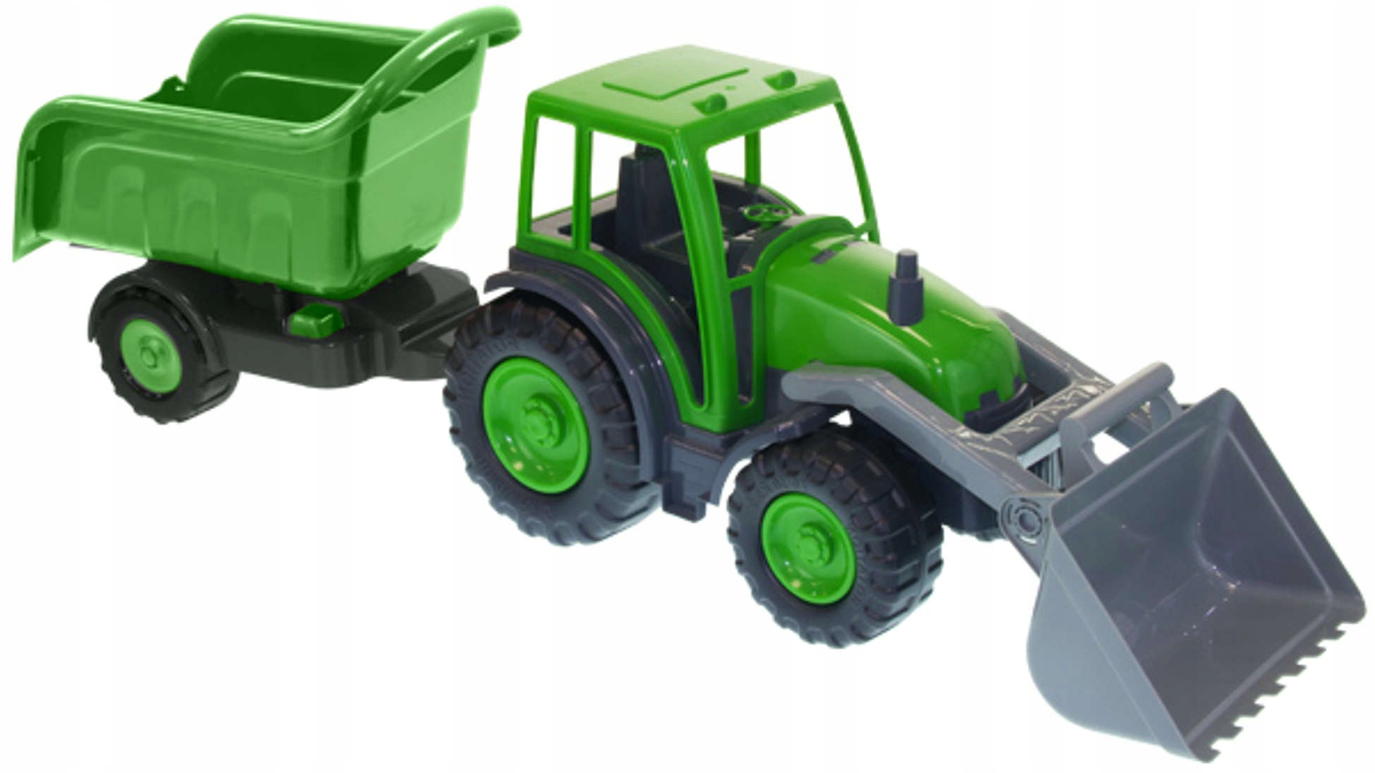 

Active Zielony Spychacz Max Z Przyczepą Traktor