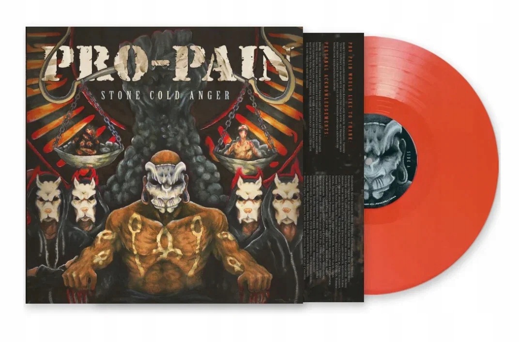 Pro-Pain: Stone Cold Anger (Limited Coloured Orange Vinyl) Vinyl (lp)