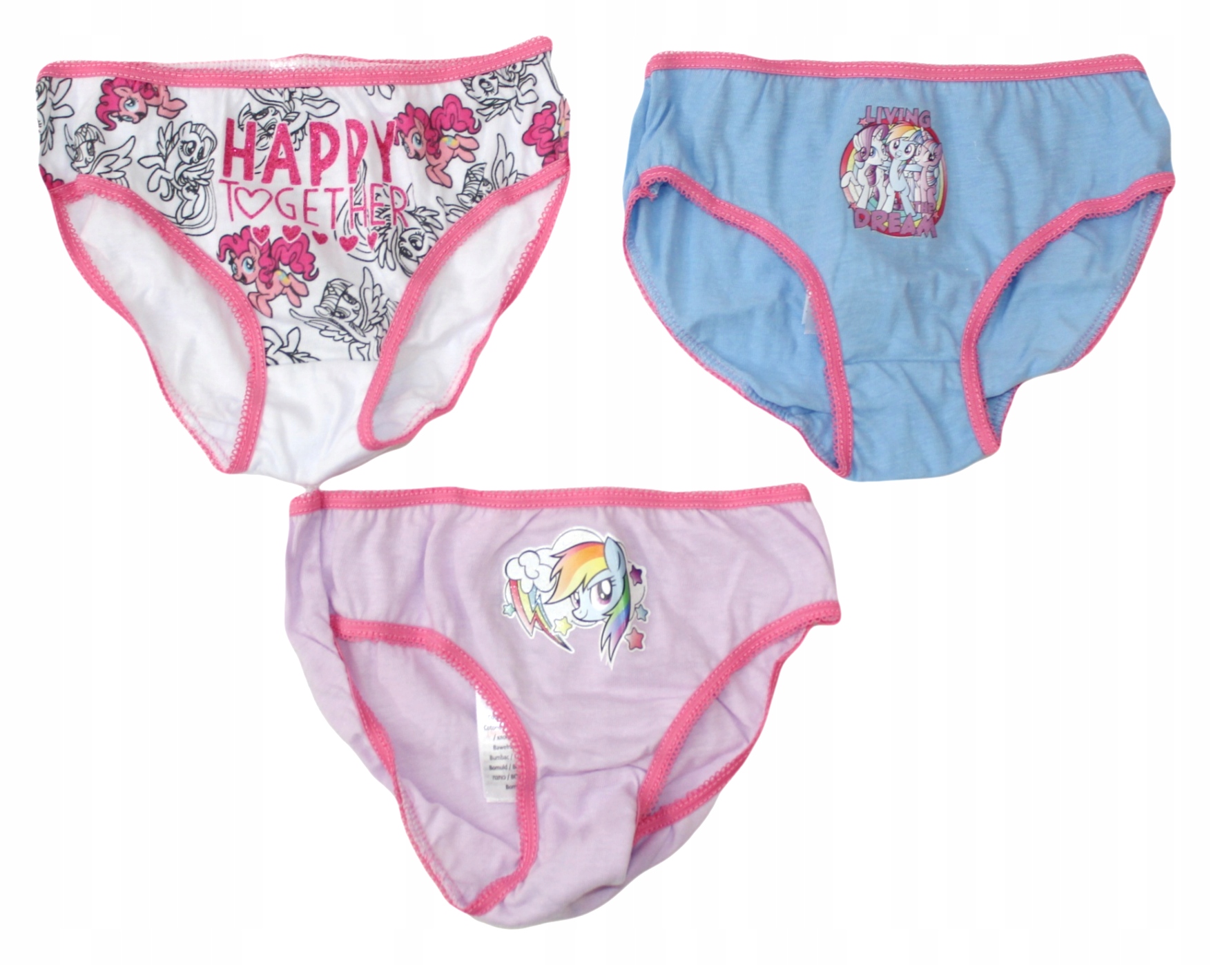 

Majtki 2/3 lata My Little Pony 92/98 cm 3-pak