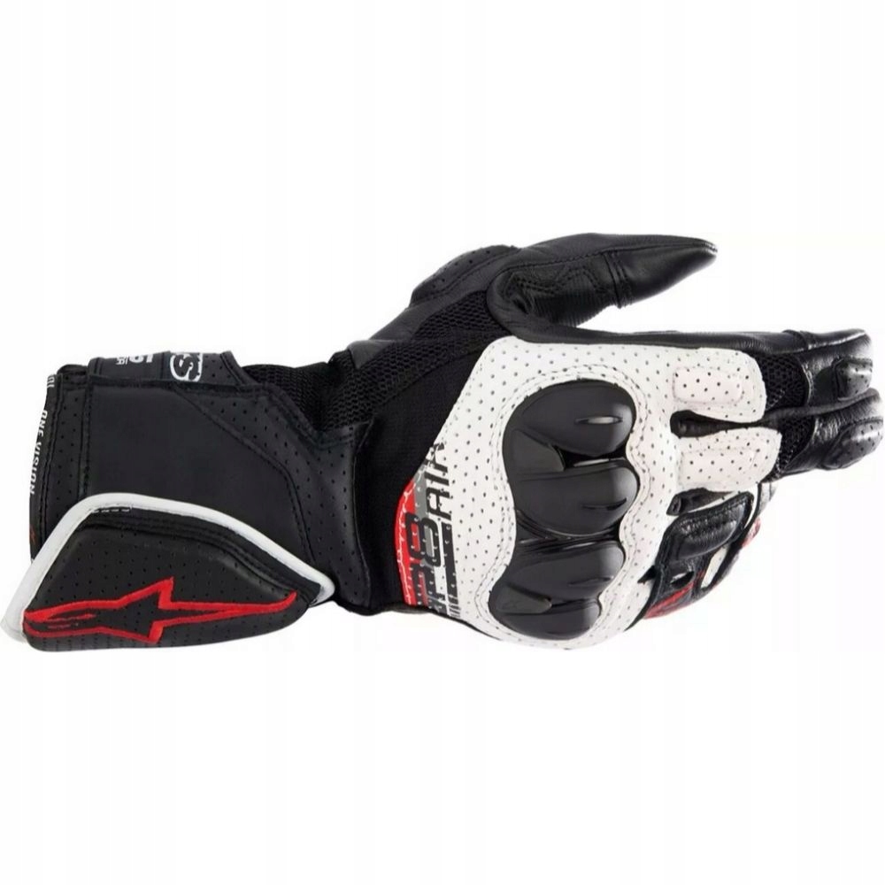 Motocyklové Rukavice Alpinestars SP-8 Air V3 Čierna/biela/červená 3XL