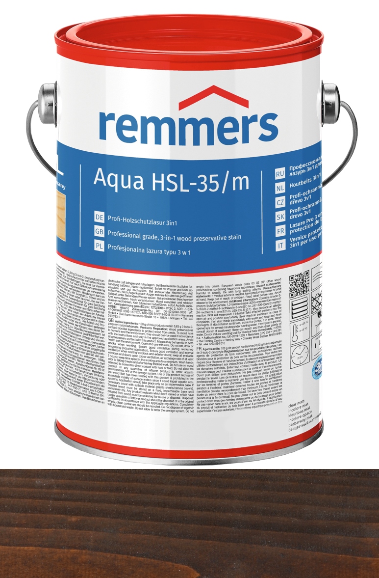 Remmers HSL-36/m Lazura na vodní dřevo 2,5L Palisand