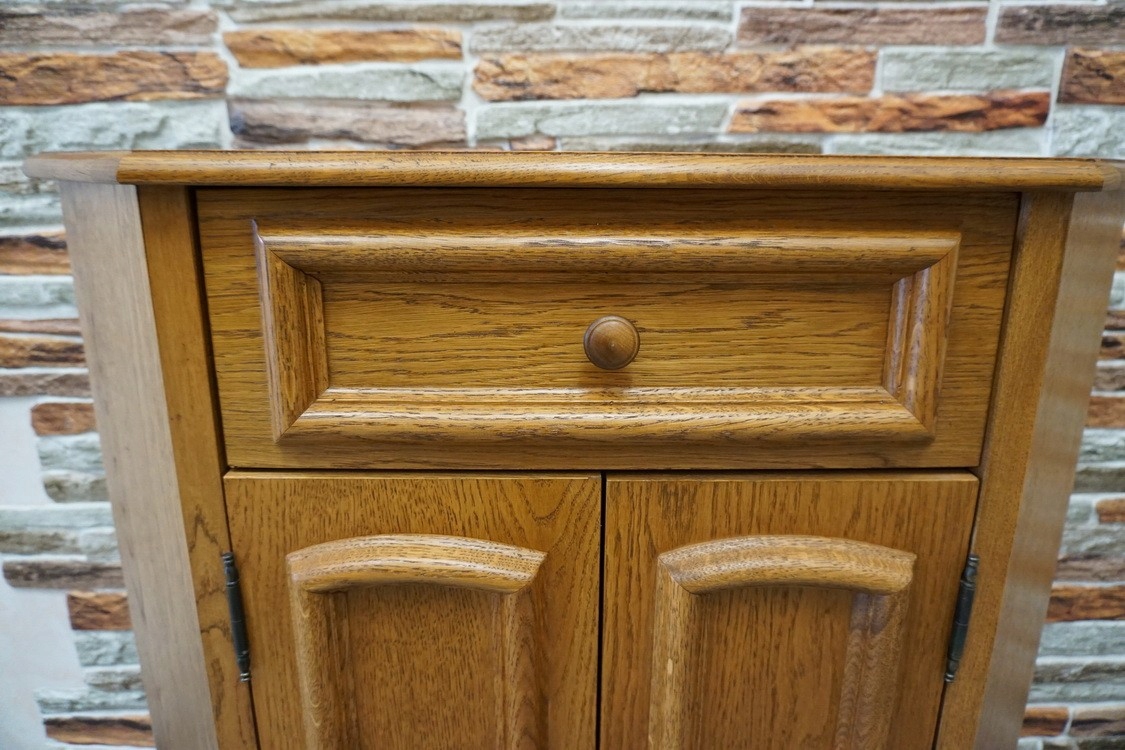 KOMODA DĘBOWA 2 DRZWIOWA SZER. 75 CM p-571 Szerokość mebla 75 cm