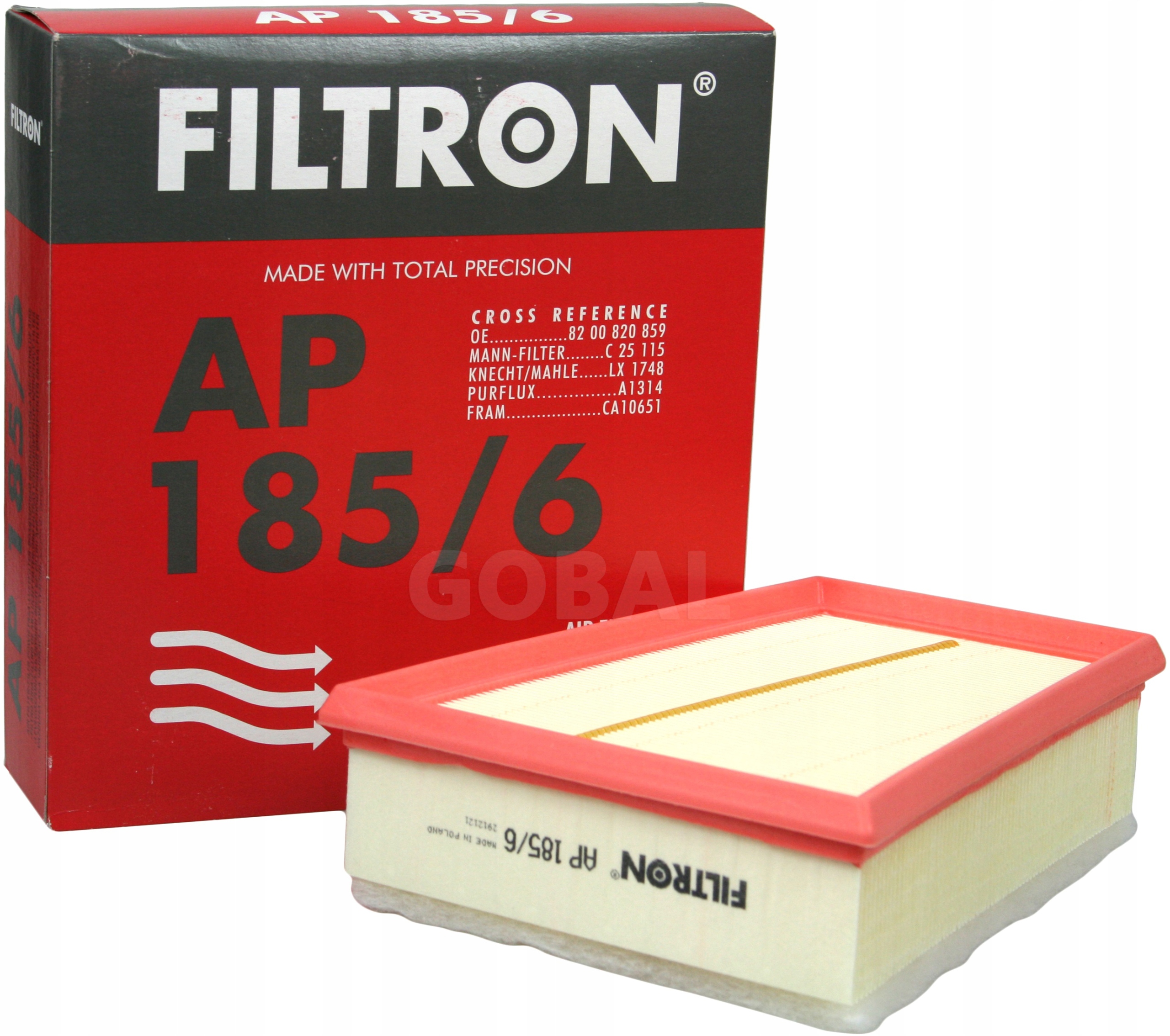 

Filtr Powietrza Filtron Ap 185/6