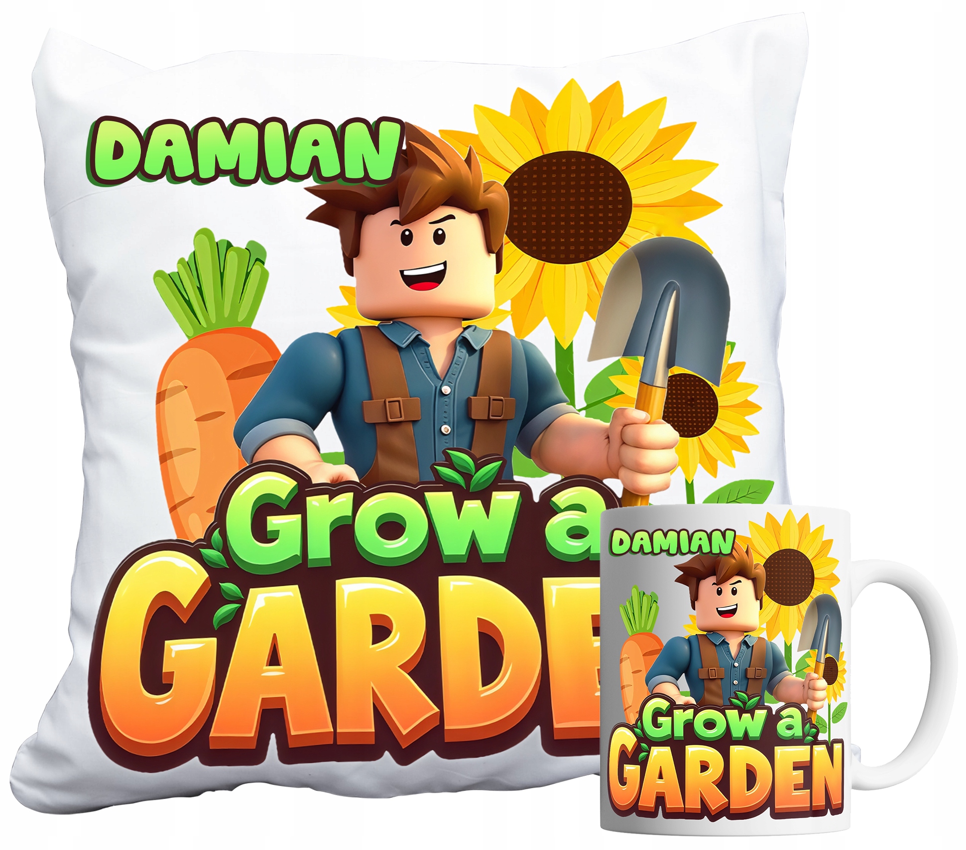 Set Hrnek A Polštář Roblox Grow A Garden Hra Dárek Jméno