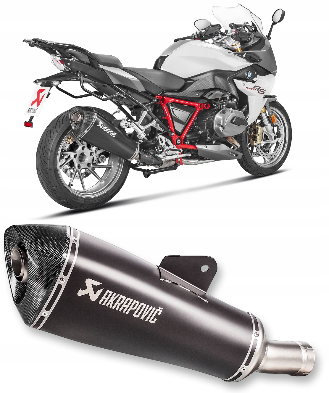 S-B12SO19-HLGBL - Глушитель выхлопных газов Akrapovic BMW R 1200 R /RS 2015-2018