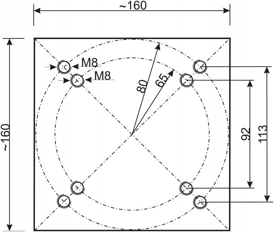 Podstawa parasola ogrodowego Schneider 897-00 srebrna Długość 16 cm