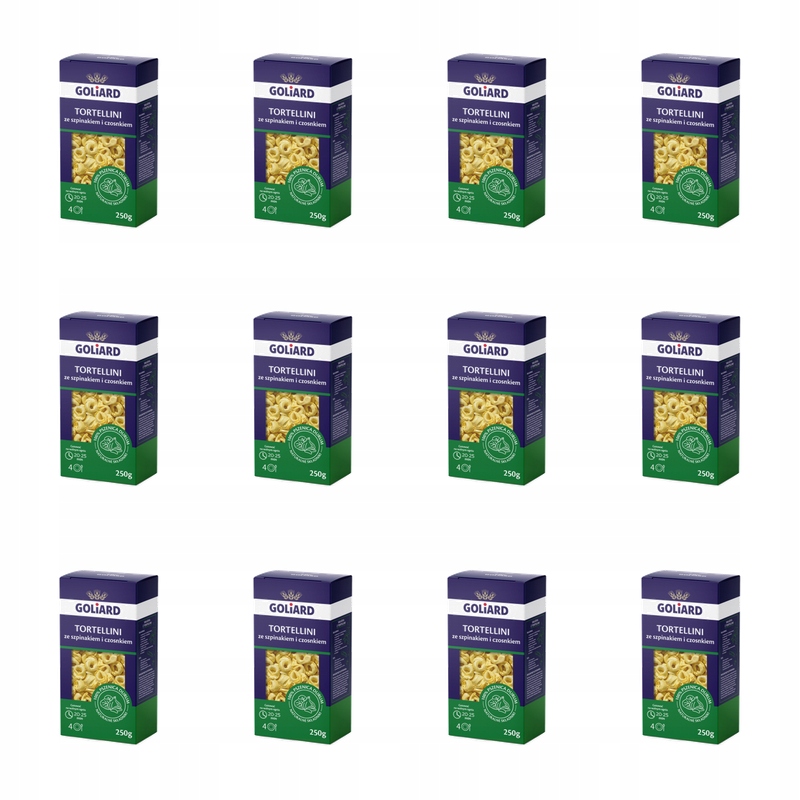 Goliard Tortellini ze szpinakiem i czosnkiem 250 g X12