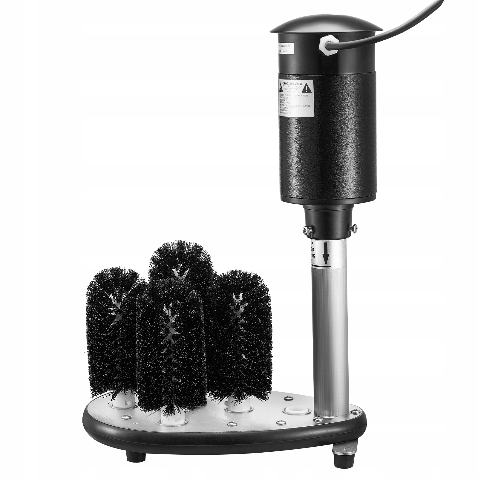 Levně Čistič pohárů s 5 kartáčovými hlavami, 1200 šálků/hod, elektrický čistič