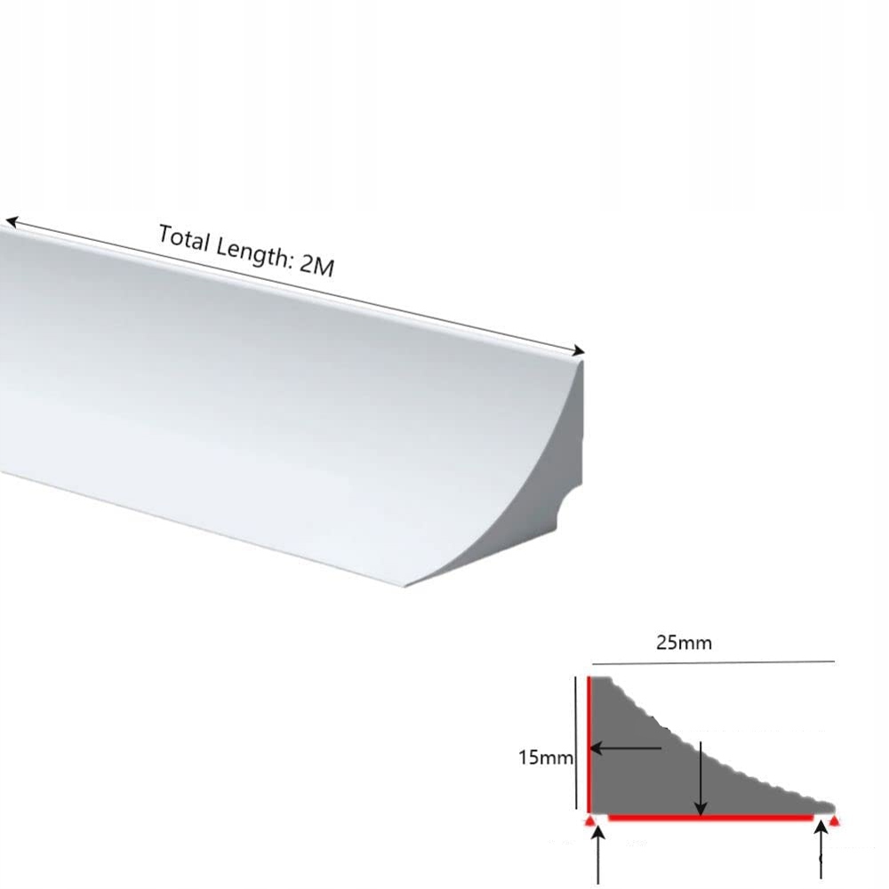 2 M BARIERA PODŁOGOWA DO WILGOTNYCH POMIESZCZEŃ PASKI ZATRZYMUJĄCE WODĘ Typ uszczelnianie
