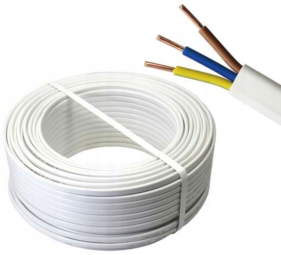 

Przewód Płaski Ydyp 3X6 mm2 450/750V