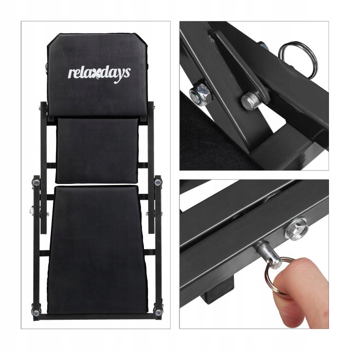 LEŻANKA WARSZTATOWA SIEDZISKO Czerwony WÓZEK 6 KÓŁ POD SAMOCHÓD STAL