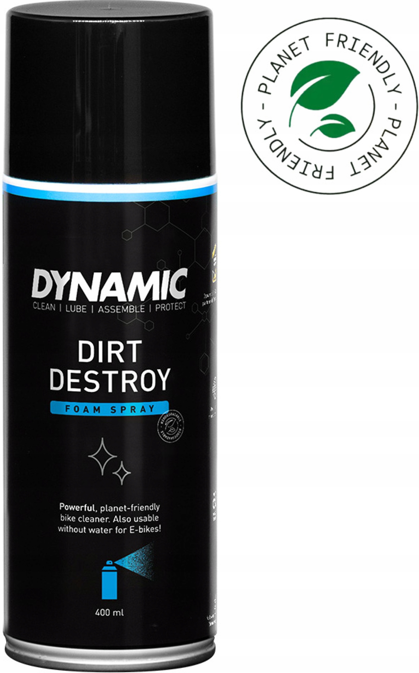 Piana do czyszczenia Roweru Dynamic Dirt Destroy 400ml Biodegradowalna Stan opakowania oryginalne