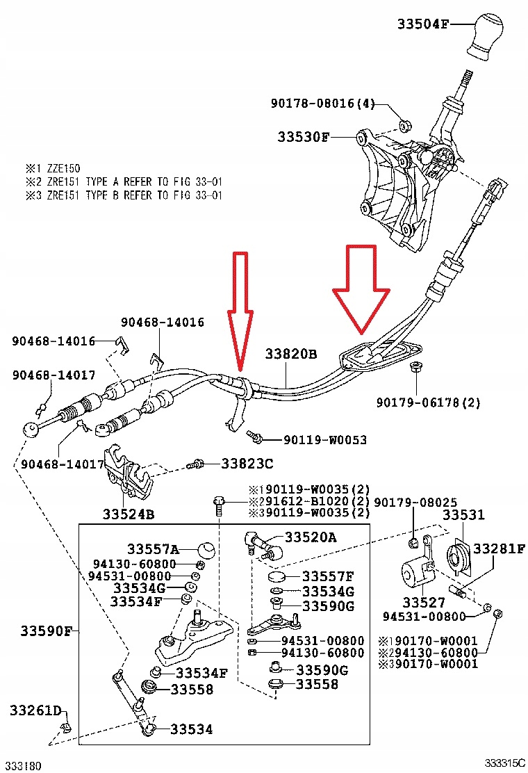 Lanko řazení Toyota Auris 2007-2009
