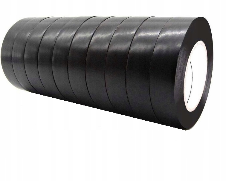 

10szt Taśma Izolacyjna Pcv Wodoodporna Czarna 100m