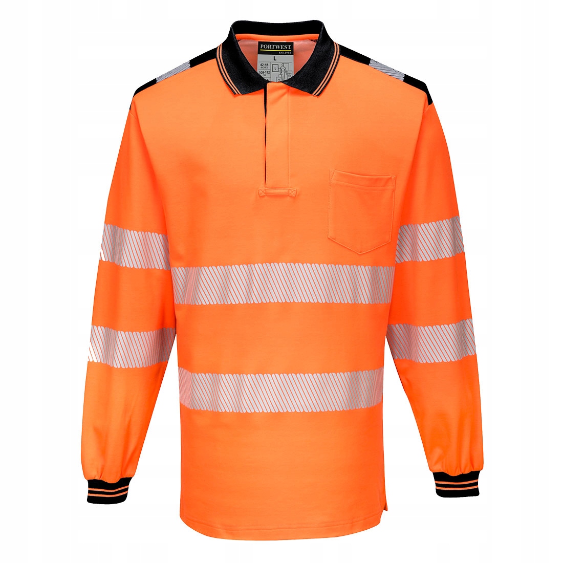 PORTWEST KOSZULKA POLO OSTRZEGAWCZA ORANGE T184