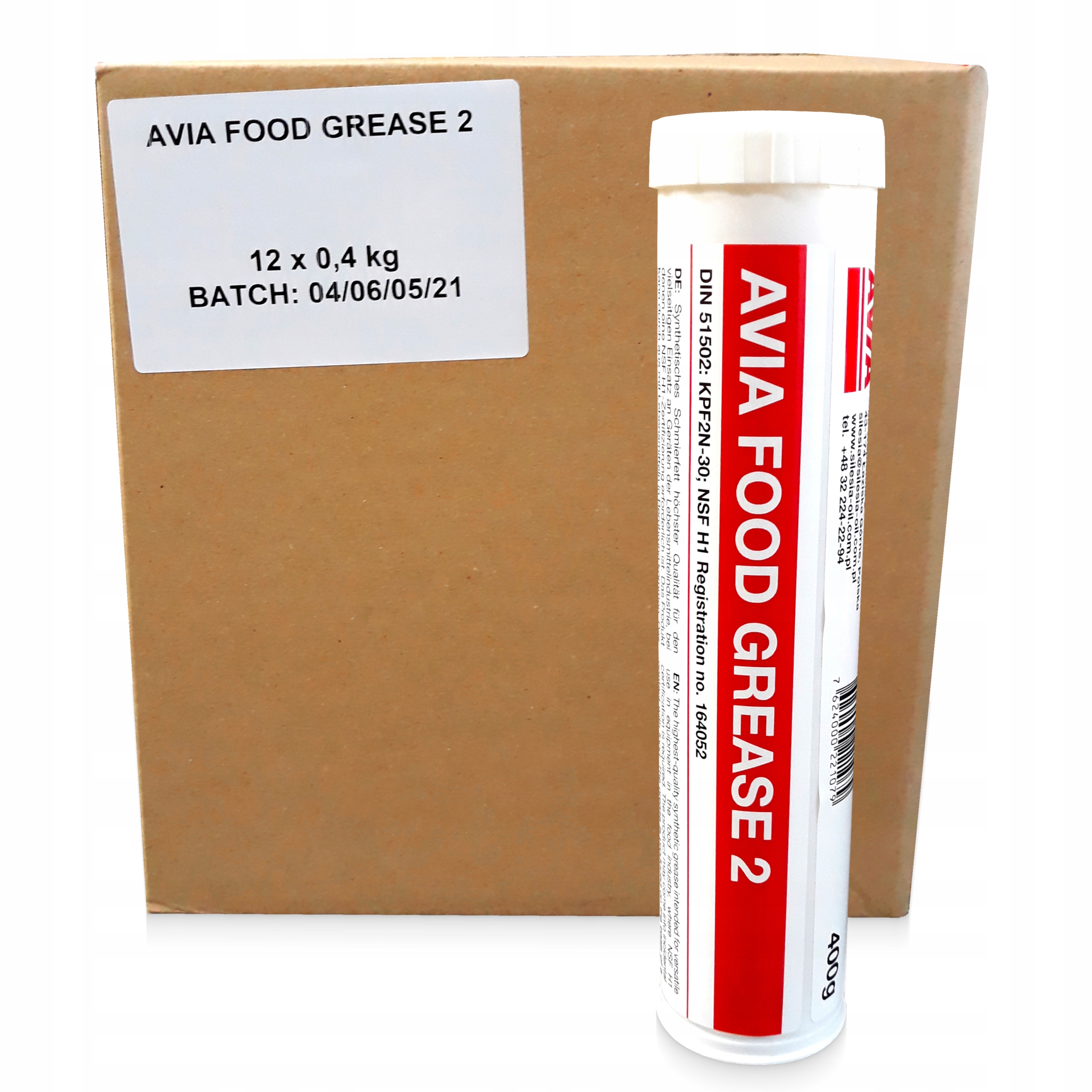 Smar AVIA FOOD GREASE 2 12x400g przemysł spożywczy