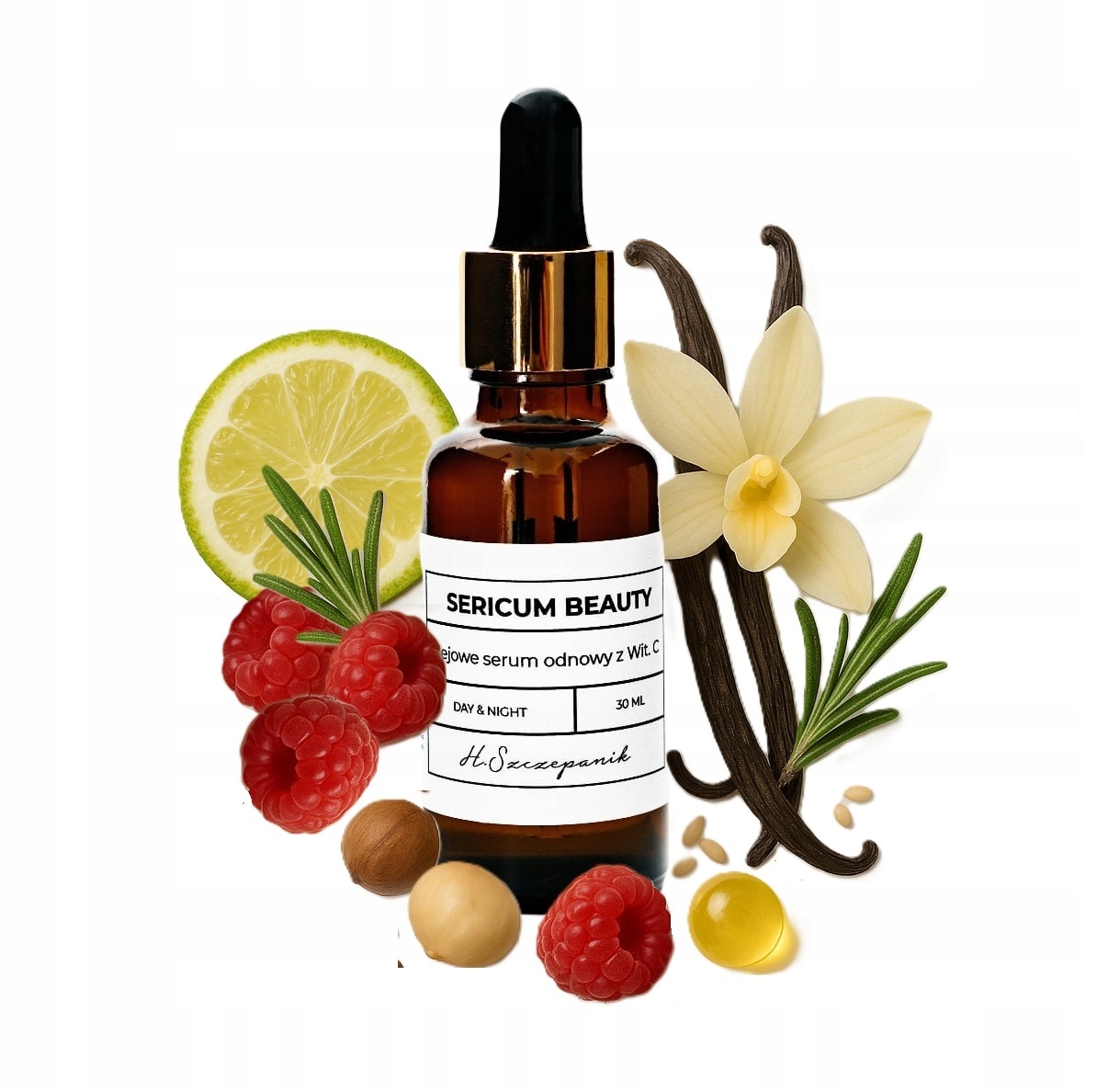 Olejové sérum s vitamínem C proti vráskám – Sericum Beauty 30 ml