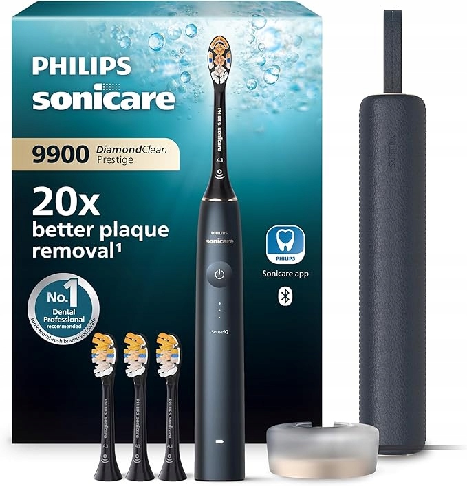 Szczoteczka soniczna Philips Sonicare Prestige 9900 HX9992/45 4 końcówki