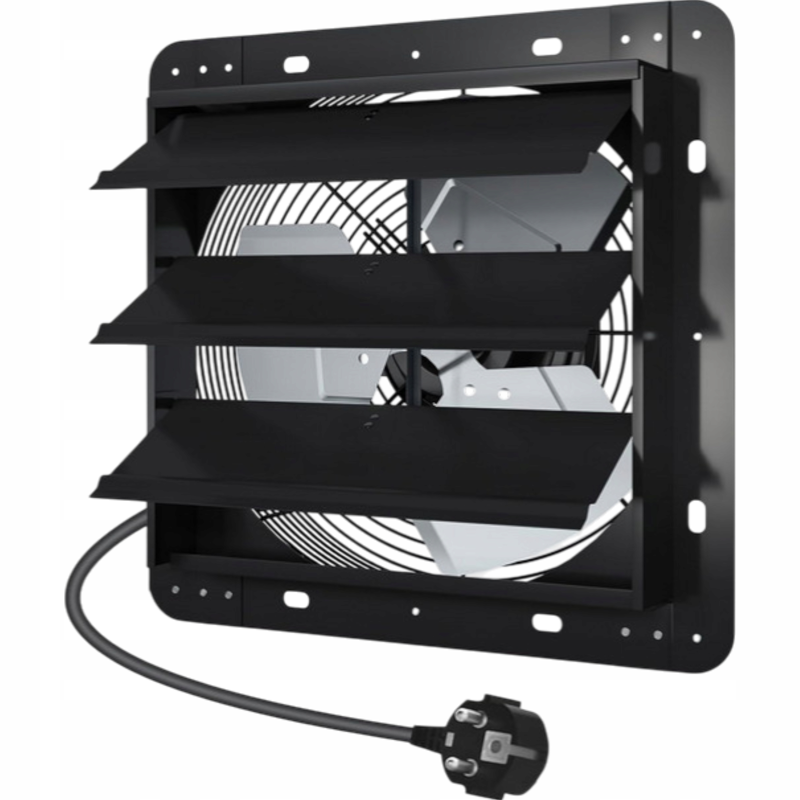 Nástenný ventilátor Aygrochy 300 mm – priemyselný 1650 m³/h – garáž, loft