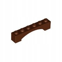 

Lego Mostek 1x6x2 Reddish Brown 92950 4655611 New