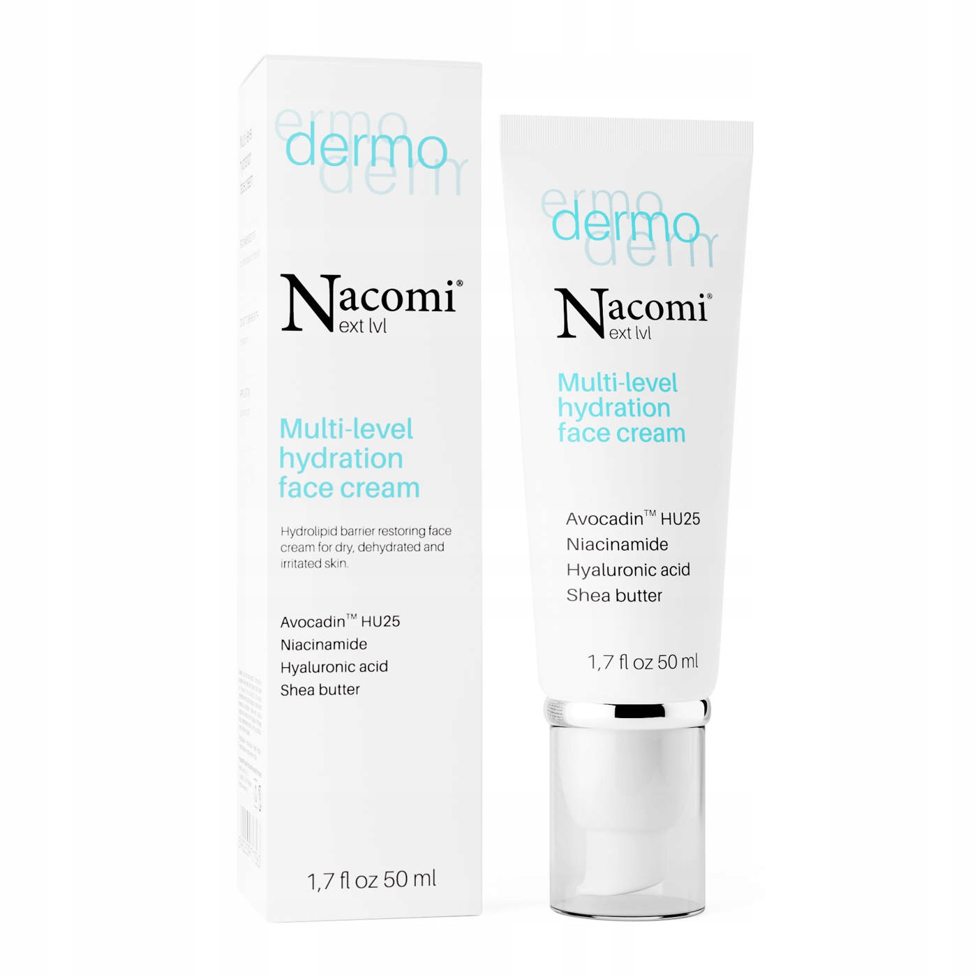 

Nacomi Dermo Krem intensywnie nawilżający 50 ml