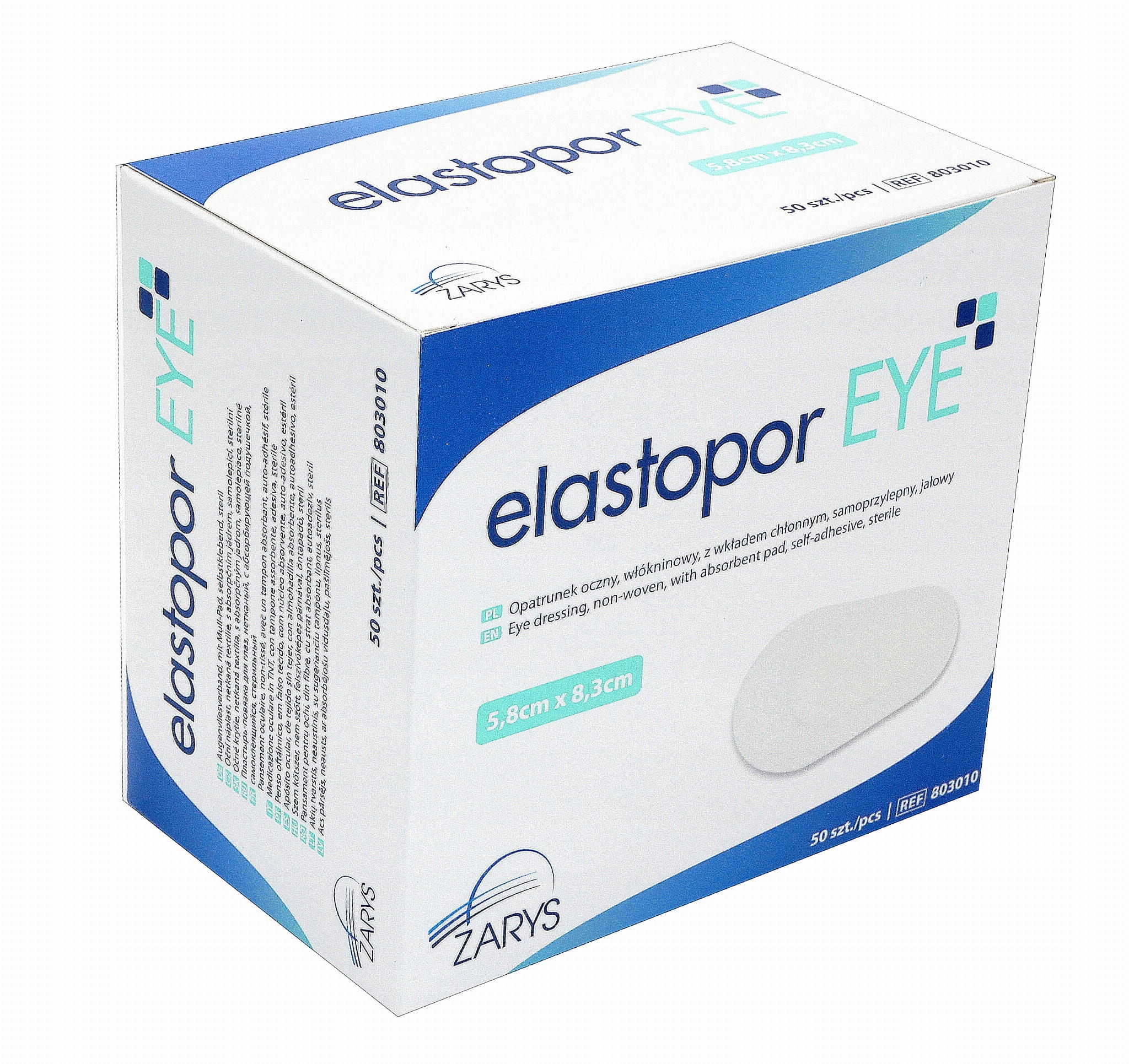 

Opatrunek na oko elastopor eye 5,8x8,3 50szt