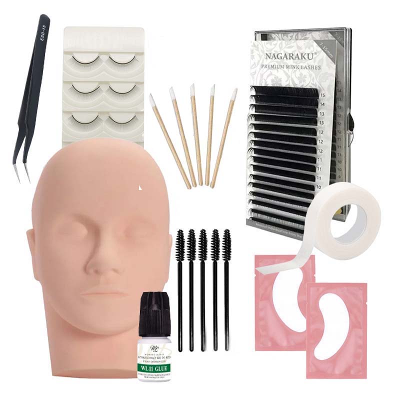 Rzęsy Nagaraku Zestaw Do Nauki Przedłużania Rzęs