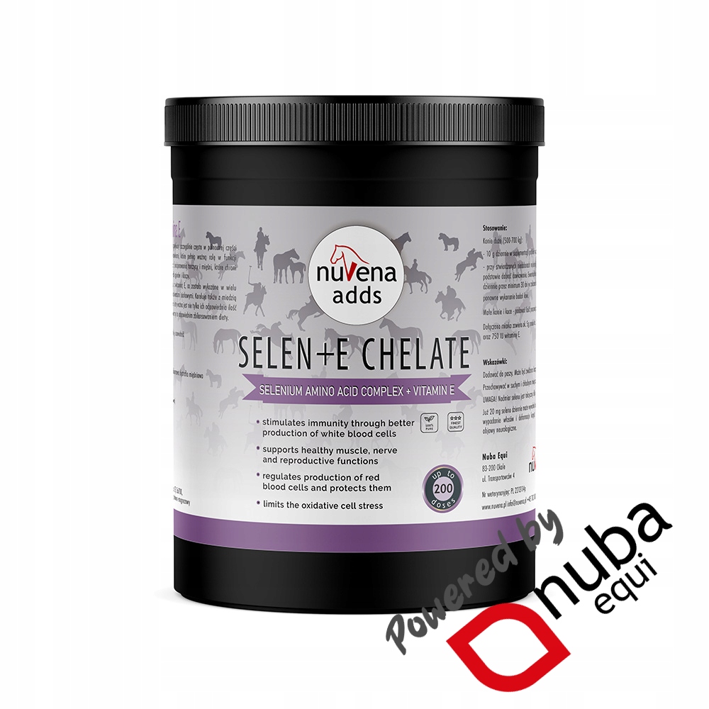 NuVena Selen E Chelate 2000 g selen E dla koni (2kg) (Nuba Equi)